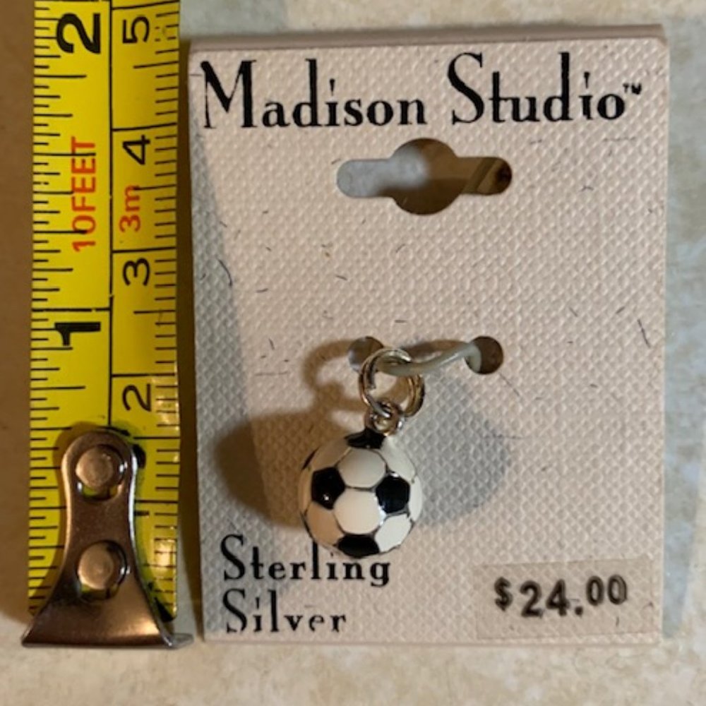 Madison Studio SOCCER BALL charm NWT